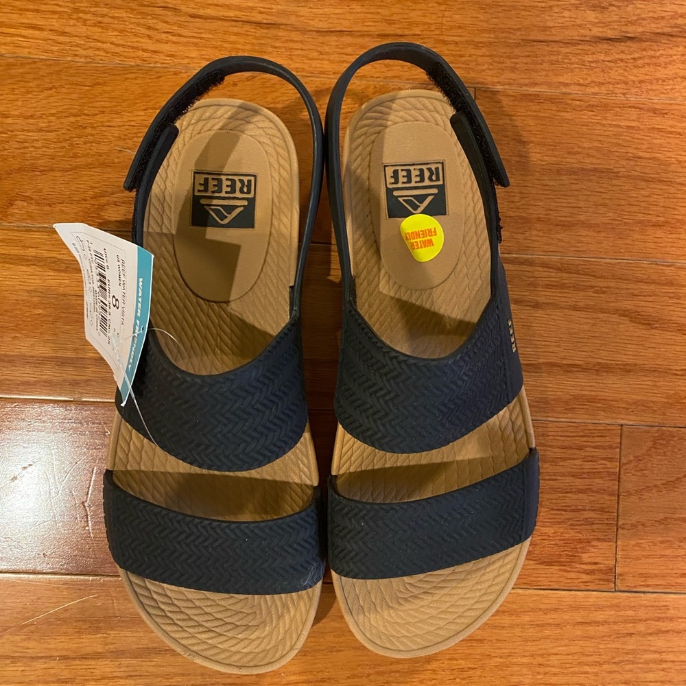 Reef Black and Tan Sandals